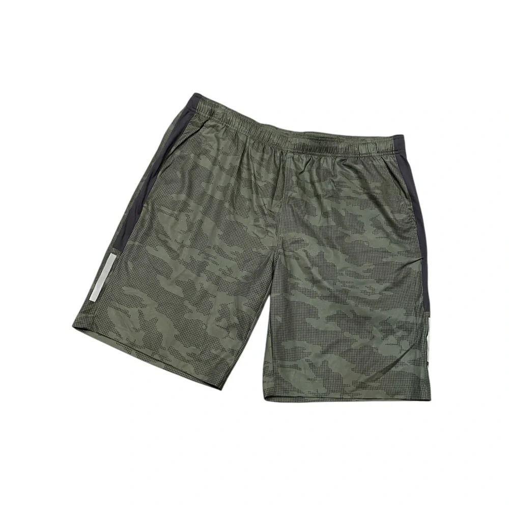 MSX by Michael Strahan Green Camo Swim Trunks Board‎ Shorts